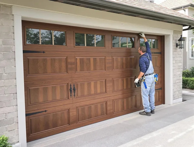 Custom garage door showcase by El Monte Garage Door Repair in El Monte